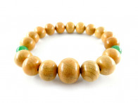 Sakura (cherry blossom tree)  10mm bracelet with Aventurine marker beads