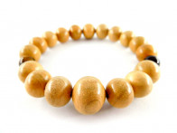 Sakura (cherry blossom tree)  10mm bracelet with Tiger's eye marker beads