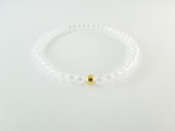 <Cotubu> Crystal Quartz & 14KGF bracelet 