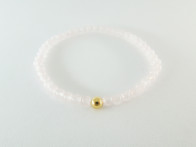 <Cotubu> Rose Quartz & 14KGF bracelet