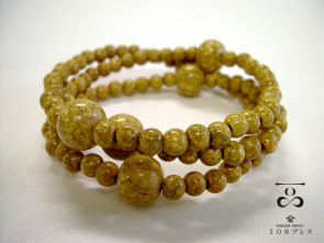  Tenjiku linden tree seeds 108 bracelet with parent and bigger marker beads (B) 