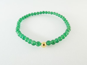  Aventurine Quartz & 14KGF bracelet